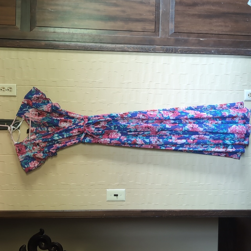 Long very flowy floral dress